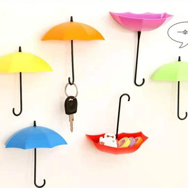 3D Wall Sticker With Small Umbrella Hook - east2cart.uk