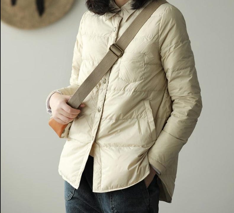 Ultra Light 90% White Duck Down Jacket