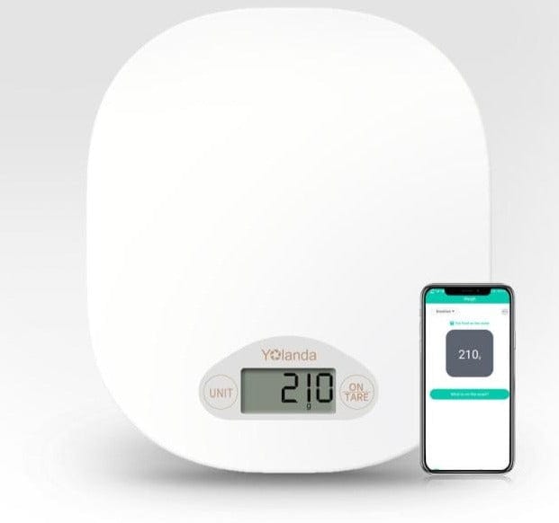 Yolanda 5kg Smart Kitchen Scale Bluetooth APP Electronic Scales Digital Food Weight Balance Measuring Tool Nutrition Analysis - east2cart.uk