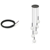 Modern LED Glass Ball Chandelier