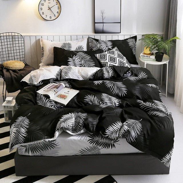 Love Print Luxury Comforter Duvet Cover Set