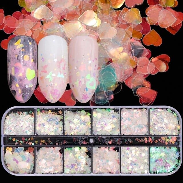 54 Sets Mixed Set Acrylic Paint Nail Art - east2cart.uk