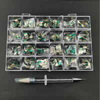 480pcs Glitter Mixed Nail Art Decorations - east2cart.uk