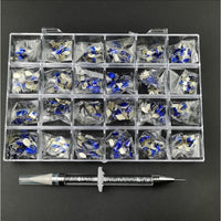 480pcs Glitter Mixed Nail Art Decorations - east2cart.uk