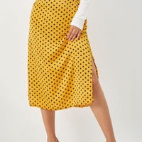 Sexy Leopard Wrap Print Chiffon Split Skirt - east2cart.uk