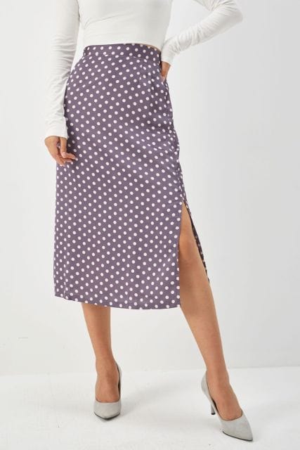 Sexy Leopard Wrap Print Chiffon Split Skirt - east2cart.uk