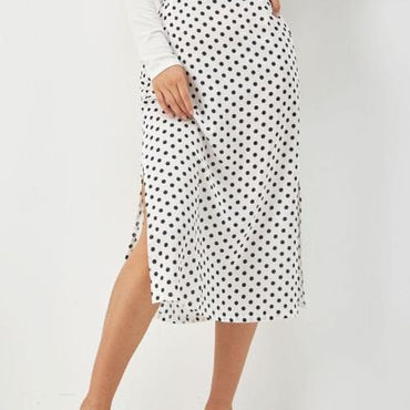 Sexy Leopard Wrap Print Chiffon Split Skirt - east2cart.uk