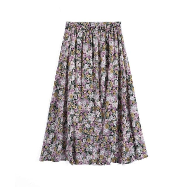 Sexy Leopard Wrap Print Chiffon Split Skirt - east2cart.uk