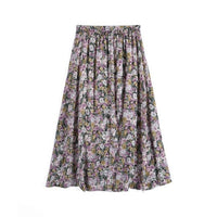 Sexy Leopard Wrap Print Chiffon Split Skirt - east2cart.uk