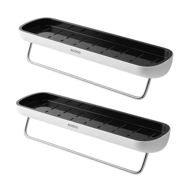 2PCS/ Bathroom Wall Mounted Shelf