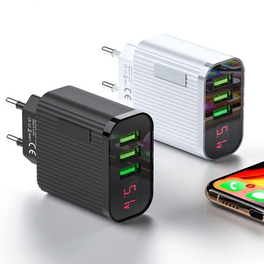Digital Display 15W Quick Charge 3 USB Port - east2cart.uk