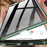 Magnetic Glass Case For iPhone Plus - east2cart.uk