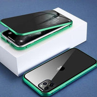 Magnetic Glass Case For iPhone Plus - east2cart.uk