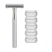 HAWARD Rose Gold Safety Razor 20 Blades Unisex - east2cart.uk