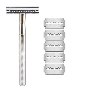 HAWARD Rose Gold Safety Razor 20 Blades Unisex - east2cart.uk