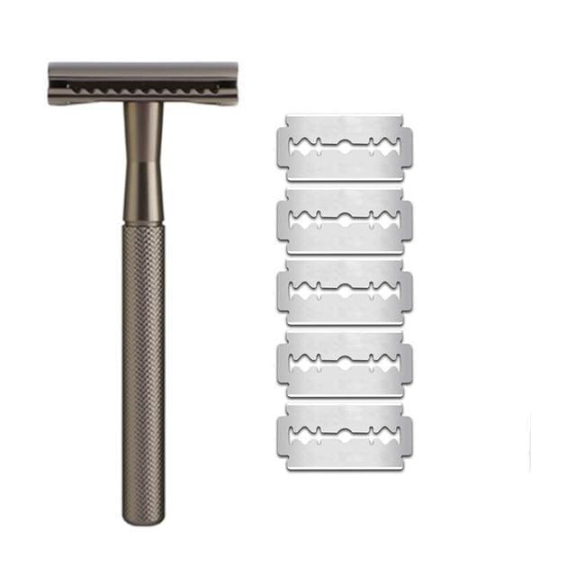 HAWARD Rose Gold Safety Razor 20 Blades Unisex - east2cart.uk