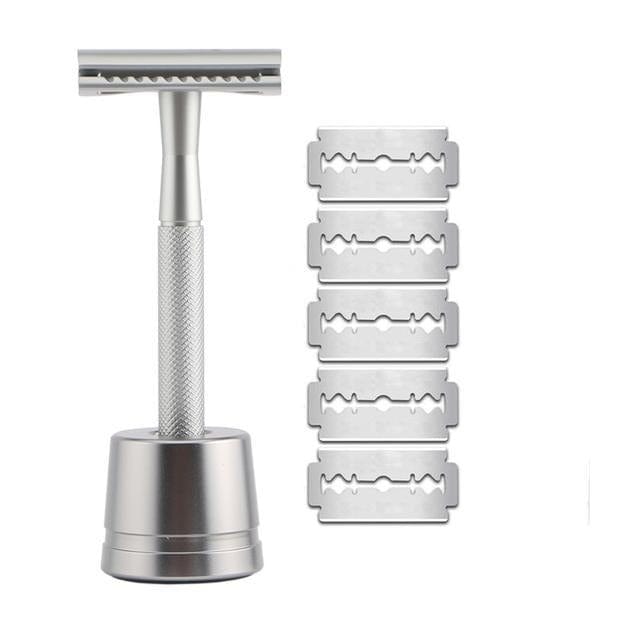 HAWARD Rose Gold Safety Razor 20 Blades Unisex - east2cart.uk