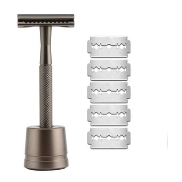 HAWARD Rose Gold Safety Razor 20 Blades Unisex - east2cart.uk