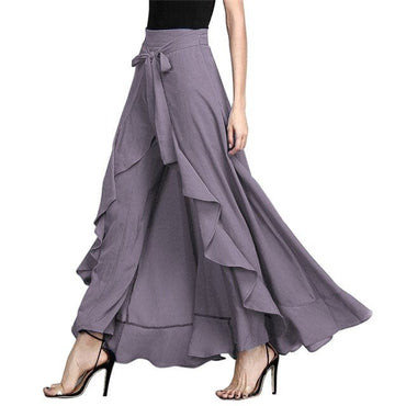 Women Chiffon Long Palazzo Pants - east2cart.uk