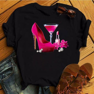 Ladies Love What You Print Tee Shirt - east2cart.uk