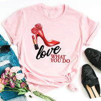 Ladies Love What You Print Tee Shirt - east2cart.uk