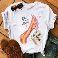 Ladies Love What You Print Tee Shirt - east2cart.uk