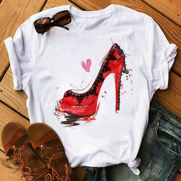 Ladies Love What You Print Tee Shirt - east2cart.uk