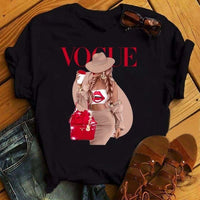 Flower Print Vogue T Shirt - east2cart.uk