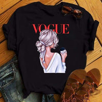 Flower Print Vogue T Shirt - east2cart.uk