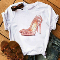 Flower Print Vogue T Shirt - east2cart.uk
