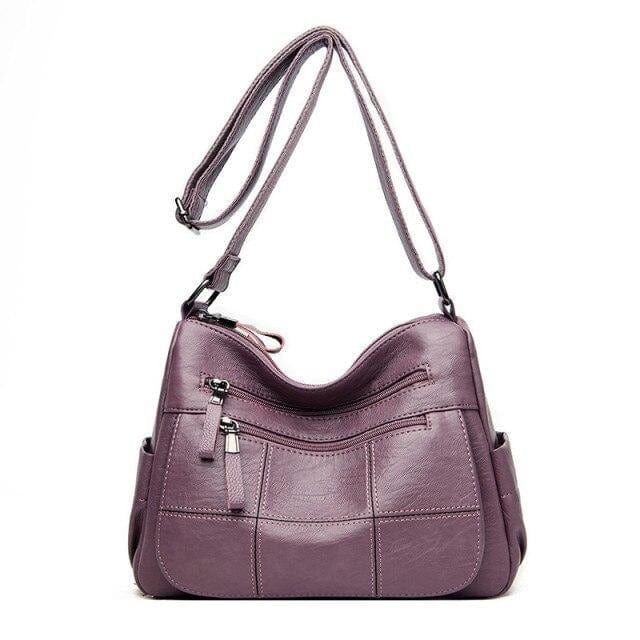 Retro Women's Grid Pattern Shoulder Bag - east2cart.uk