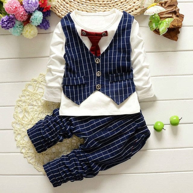 2PC Set Boys Long Sleeve Party Clothing