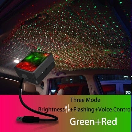 Car Interior Atmosphere Starry Laser Lighting