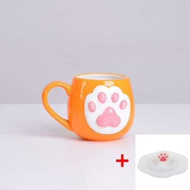 Cute Cat Paw Ceramic Mug - east2cart.uk