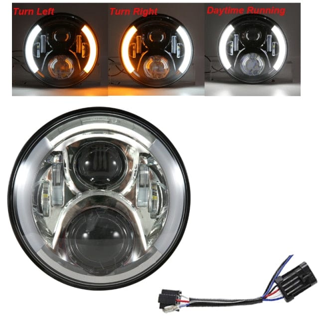 LED Headlight for Harley