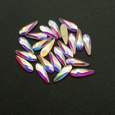 100Pcs Crystal AB Nail Art Decoration - east2cart.uk