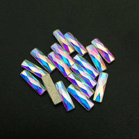 100Pcs Crystal AB Nail Art Decoration - east2cart.uk