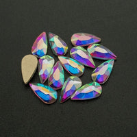 100Pcs Crystal AB Nail Art Decoration - east2cart.uk