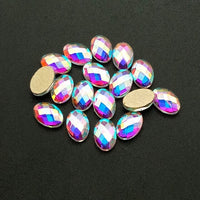 100Pcs Crystal AB Nail Art Decoration - east2cart.uk