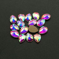 100Pcs Crystal AB Nail Art Decoration - east2cart.uk