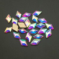 100Pcs Crystal AB Nail Art Decoration - east2cart.uk