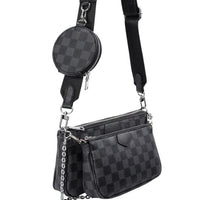 New Fashion Designer 3-IN-1 Messenger Handbag Luxury Brand Crossbody Bags Tote Clutch New Brand Shoulder Bag Purses Handbags - east2cart.uk