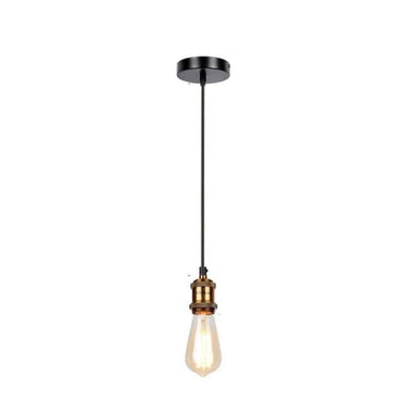 American Retro LED Bronze Pendant Hanging Lamp