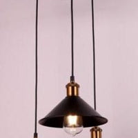 American Retro LED Bronze Pendant Hanging Lamp