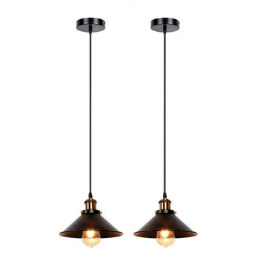 American Retro LED Bronze Pendant Hanging Lamp