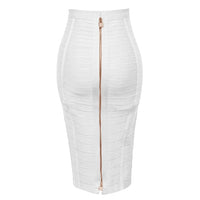 16 Colors Sexy Solid Bandage Pencil Skirt - east2cart.uk