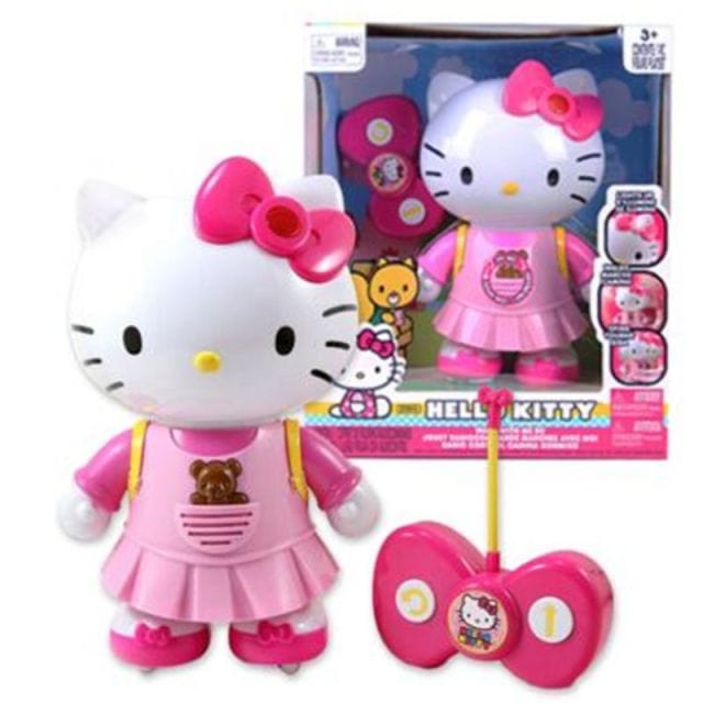 Hello Kitty Cat Rescue Toys Set Airplane Bus Remote Control