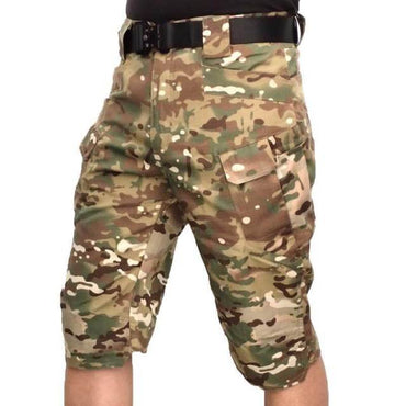 Shorts Men Urban Military Waterproof Cargo Tactical Shorts Male Outdoor Camo Breathable Quick Dry Pants Summer Casual Shorts - east2cart.uk