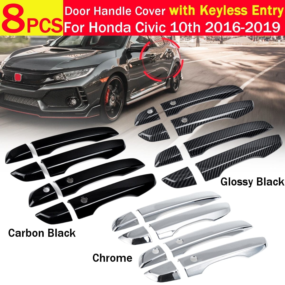 8pcs/Set 4 Door Handle Covers