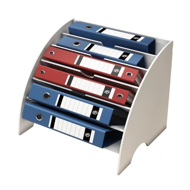 Magazine Holder Newspaper Rack Stationery Storage Box Desk Organizer for Document Letter File Tray Home Office School Supplies - east2cart.uk